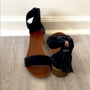 Rock and Candy Black Strapped Sandals